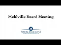 Mehlville School District Board of Education Meeting - August 20 2026