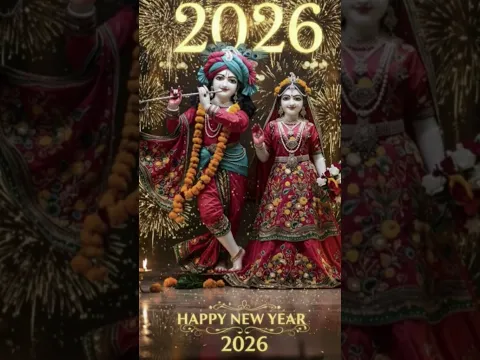 Happy New Year To All My Family Members 🎉🎉🎉🎉🎉 Jai Shree Radha🙏🙏