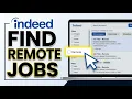 How to Find Remote Jobs on Indeed 2026 Quick Easy