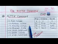 SQL ALTER COMMAND add delete modify and rename in oracle