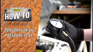 How to - Preform an Oil Pressure Test Oil Pressure Tester