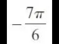 Find the reference angle for -