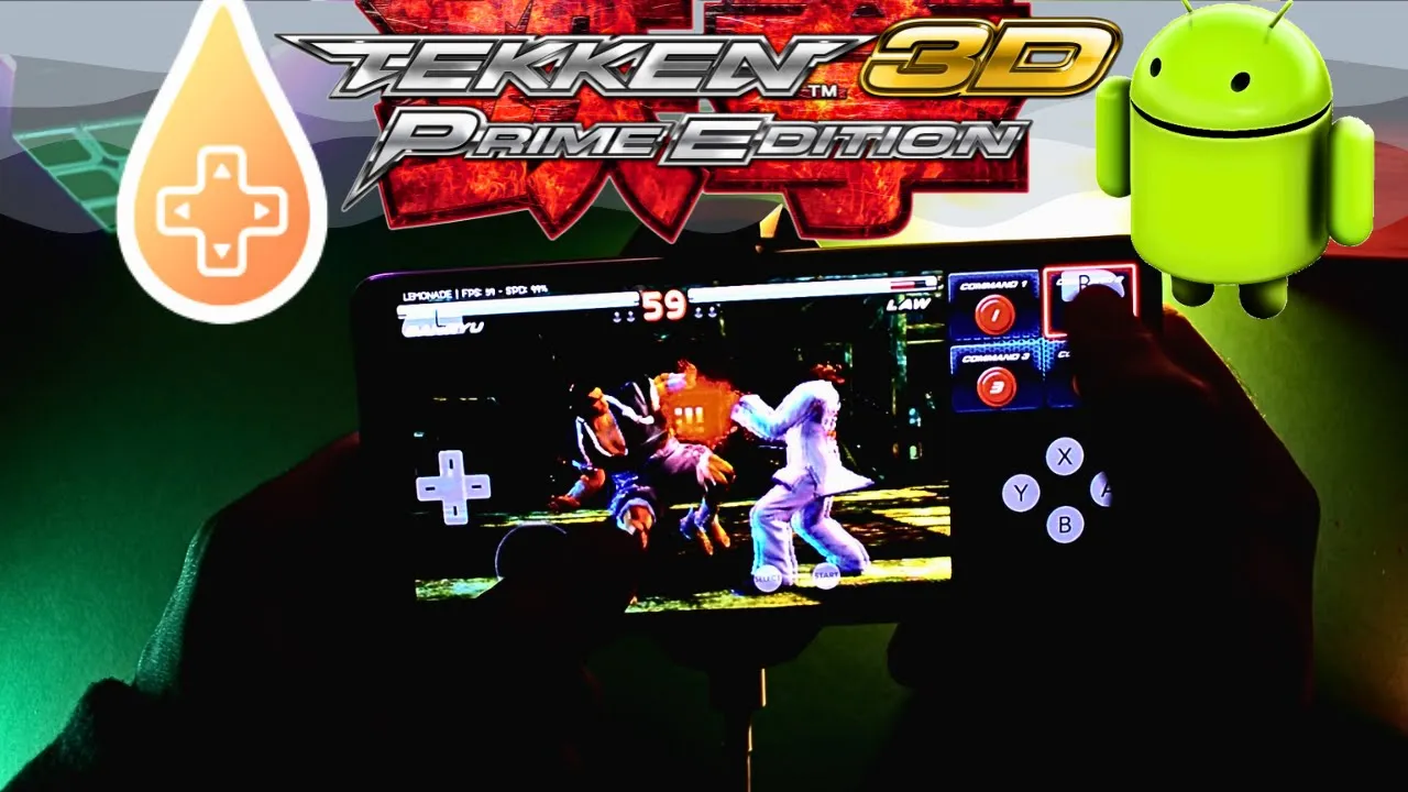 Tekken 3d Prime Edition - Android Gameplay - Lemonade 3DS Emulator