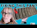 Restoring and Using an old Cast Iron Cornbread Stick Pan - Success