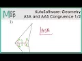 KutaSoftware Geometry - ASA And AAS Congruence Part 1