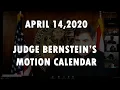 20 Miami-Dade County Motion Calendar Judge Bernstein