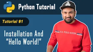 Python Tutorial - 1 Python Tutorial For Beginners In Hindi Hello World in Python