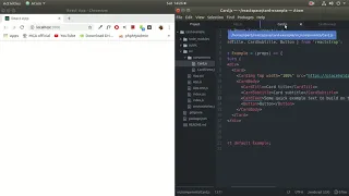 Cards example using reactstrap in ReactJS
