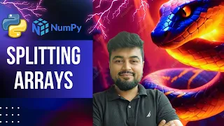 Python Tutorial for Beginners NumPy Splitting arrays np split Hindi