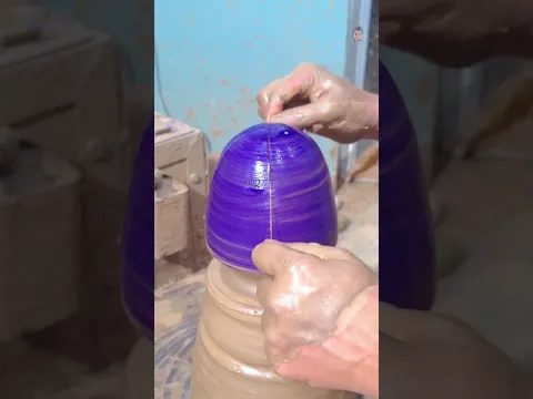 Precise Pottery Cutting! #PotteryCutting #PotteryDesign #PotteryArt