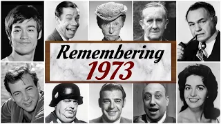 1973 Obituaries Remembering famous celebrities who died in 1973