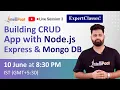 Building CRUD App with Node js Express and MongoDB Intellipaat