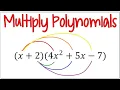 Multiplying Polynomials How to Multiply a Binomial and a Trinomial