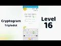 Cryptogram Tripledo Level 16 Solutions Logic Puzzle Game Mini Boss
