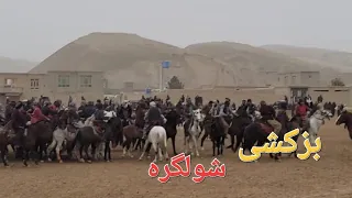 ویدیوی کوتاه ودیدنی در هوای بارانی از بز کشی ولسوالی شولگر زیبا 