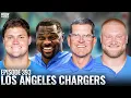 Jim Harbaugh Believes Justin Herbert Will Be A Hall Of Fame QB Chargers Super Bowl Quest Bussin