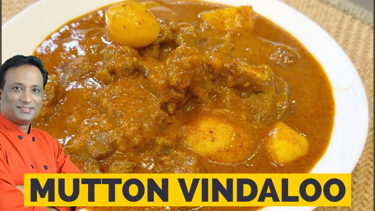 Mutton vindaloo, one of the favourite recipes in Indian restaurants in other countries