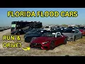 Mike Checks Out Hurricane Flooded Cars Boats and RVs Florida IAA