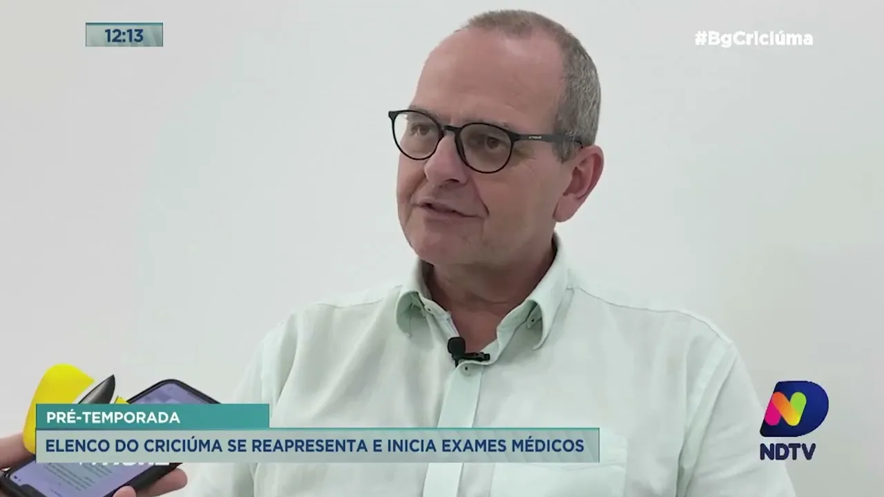 Elenco do Criciúma se reapresenta e inicia exames para a pré-temporada