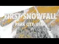 First Snowfall Park City UT