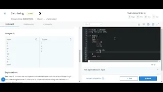 Zero String Chocolates CodeChef solution Starter 76 codechef contest