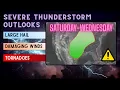 Changes To The Severe Thunderstorm Forecast For Next Week More risk extended days Stay Alert