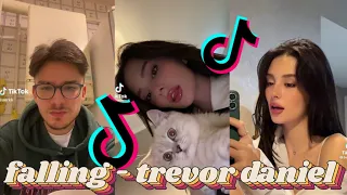 my last made me feel like i would never try again ~ falling ♤ trevor daniel ♧ tiktok compilation