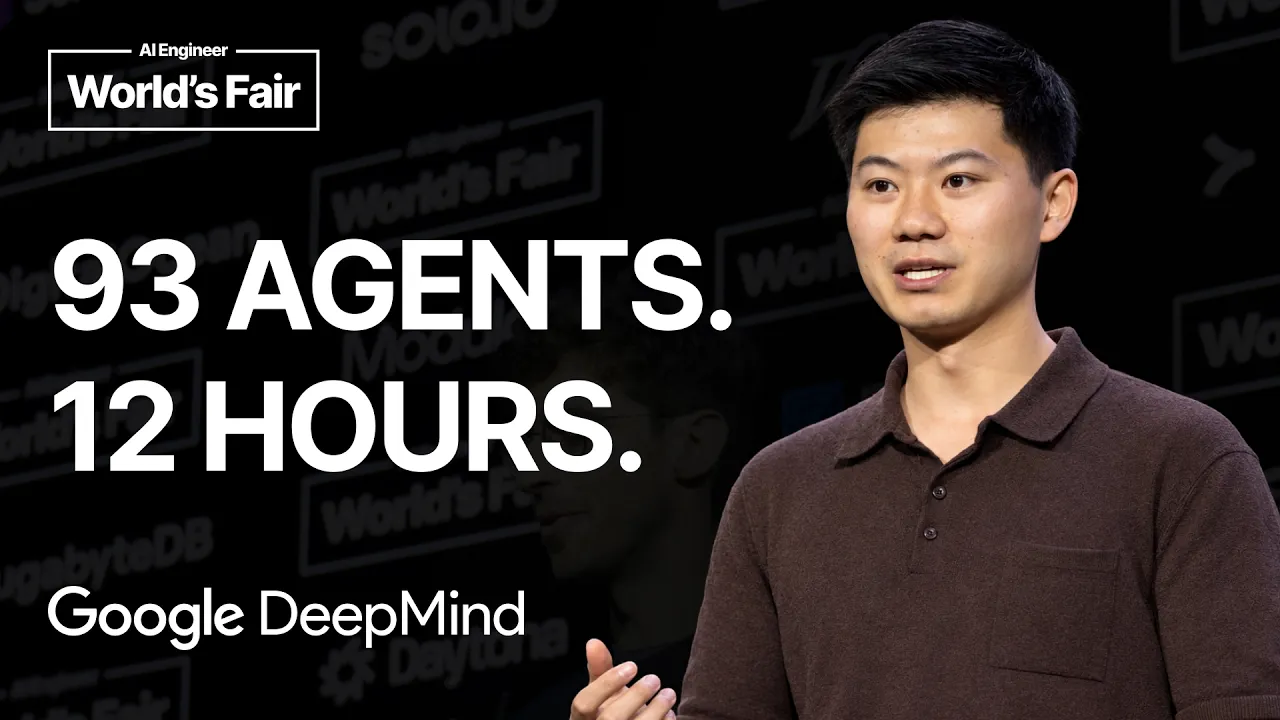 Get Out of the Model's Way — Kevin Hou, Google DeepMind: video thumbnail