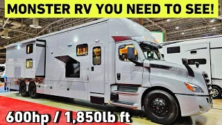SUPER C Renegade RV on a CASCADIA 600HP 1 850lb ft chassis