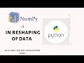 NumPy - 1 in reshape Hindi