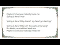 Ella Fitzgerald - Spring Is Here Lyrics