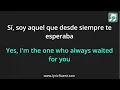Carlos Rivera - Te Esperaba Lyrics English Translation - Spanish and English Dual Lyrics