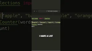 Tutorial Python Counter Function