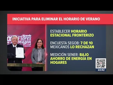 Download MP3 López Obrador firma iniciativa para eliminar Horario de Verano | Noticias con Ciro Gómez Leyva