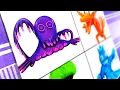 Drawing ROBLOX - Rainbow Friends as Different Elements