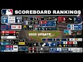 Ranking MLB Scoreboards UPDATED 2025