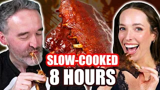 Irish People Try American Homestyle Barbecue Meats