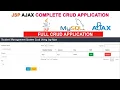 Build a Complete JSP AJAX CRUD Application from Scratch Today