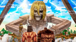 FOI ASSIM QUE DERROTEI A TITÃ FUNDADORA YMIR no ATTACK ON TITAN