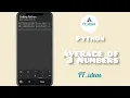 Average of 3 Numbers in python