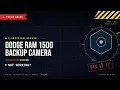 Dodge Ram 1500 Backup Camera Not Working Repair Tutorial