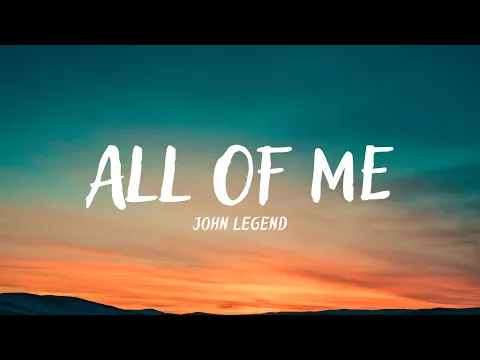 Download MP3 John Legend - All of Me (Lyrics)