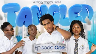 tangled ep 1 emmanuel esiet can t escape the drama in this highschol series 