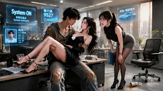 Poor man activate teleportation system teleported on body of beautiful CEO she screame pleasure