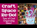 Craft Space Re-Do Tons of Cool Organizing Ideas
