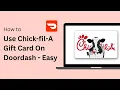 How To Use Chick-fil-A Gift Card On DoorDash
