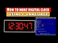 How to make digital clock using c language make digital clock using c language easy