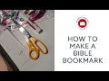 Women s Ministry DIY How to Make a Bible Bookmark