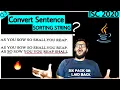 Convert Sentence Java Program Isc 2020 Computer Practicals Sort a sentence Sort String
