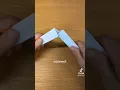 Download Lagu How to make a paper Boomerang #viral #trending #foryou #satisfying #fyp #tutorial